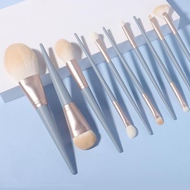 15 Pieces Make Up Brushes, Soft Bristle Brushes, DIY Face Make-Up Brushes, Loose Powder Eyeshadow Brush, Travel Office Makeup Brush, Beauty Tools