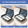 BAGAIL TPU Vacuum Bag for Travel, Reusable Compression Bag with
