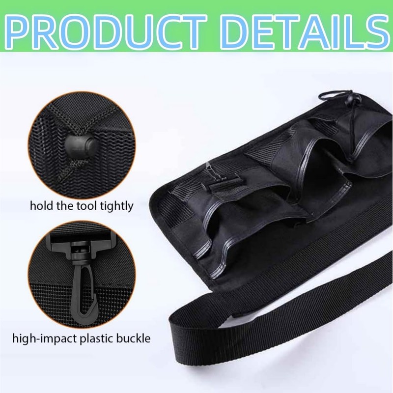 DACUAN Gardening Tool Belt, Garden Tool Pouch, Adjustable Waist Belt,