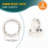 ANSIO Easy tear Clear Stationery tape - 24mm x 50m