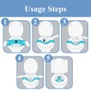 50 Pcs Flushable Stool Sample Collection Sheet with Containers Stool