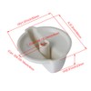 Plastic White Surface Burner Control Cooktop Knob for Oven Replacement