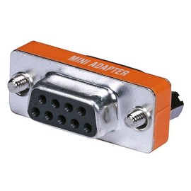 Monoprice DB9 Null Modem Mini Type - Female to Female, Orange