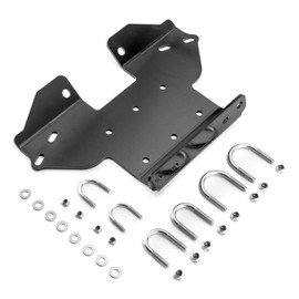 WeiSen Winch Mount Bracket Plate Heavy Duty Steel Compatible with Kawasaki Brute Force 650 750 4x4 i EPS 2005-2024