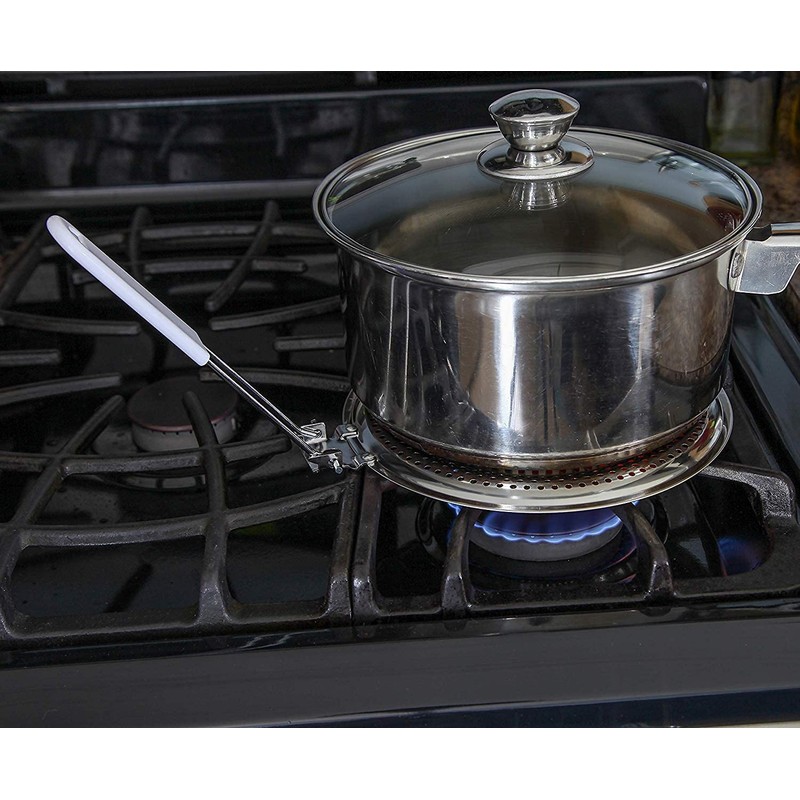 2 Pack Double Thickening Heat Diffuser Reducer Flame Guard Simmer