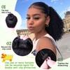 Curly Ponytail Extension -10 Inch Short Afro Kinky Curly Ponytail