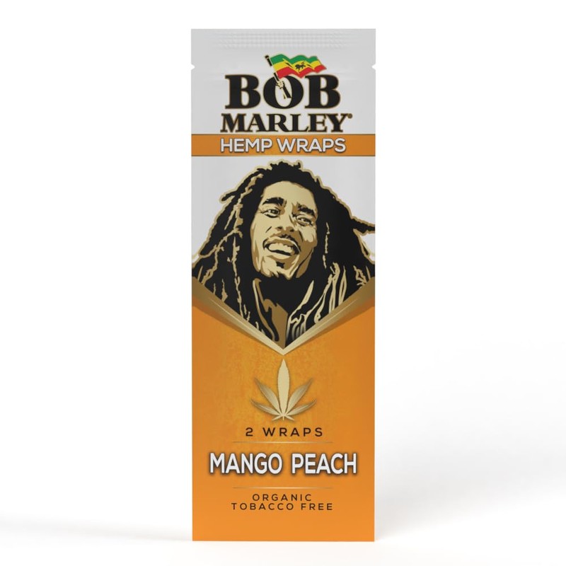Bob Marley Wraps - Mango Peach Flavor - Pack of