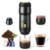 Portable Electric Espresso Machine, Car Self-Heating Coffee Maker with USB-DC,