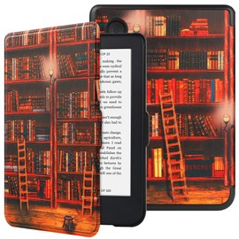 HGWALP Slim Shell Case for 6 Inch Tolino Shine 5 (2024)/Shine Color/Shine 4(2022) & Kobo Clara Colour/Clara BW(2024)/Clara 2E (2022) eReaders, Premium Cover with Auto Sleep/Wake Library
