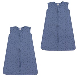 Yoga Sprout Soft Jersey Safe Sleep Wearable Sleeping Bag 2 Pack, Wild Woodland, 0-6 Months