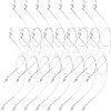 GANAZONO 24Pcs Wear Resistant Metal Fishing Lines with Swivel Design