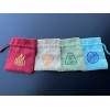 Unbranded Avatar Embroidered DnD Dice Bag, Water Element D&D Dice