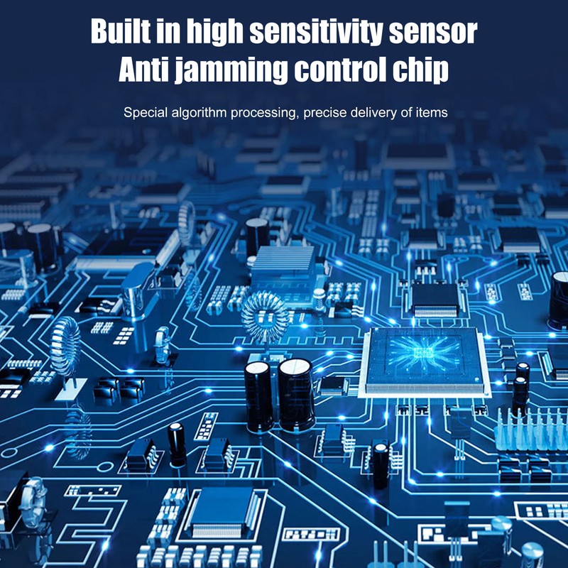 Drone Airdrop System Gray Aerodynamic Design Payload Transport Delivery Device