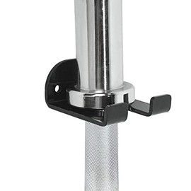 Luwint Barbell Holder Wall Mount, Vertical Olympic Single Bar Hanger Storage Rack