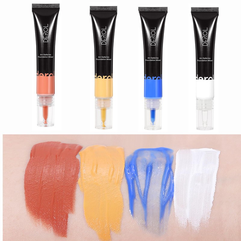 White Foundation Mixer, Colour Corrector Dewy Foundation For Mature Skin,