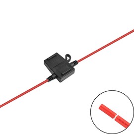 2 Pack 16 Gauge AWG Standard Inline Fuse Holder,for ATO ATC Medium Blade Plug-in Fuse