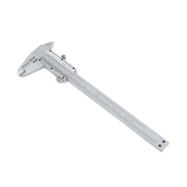 WIKISTORE TASCHEN NONIUS Caliper 150 mm with 4 Functions, Ventesimal Brake Caliper with 40 mm Jaws, Steel Screw Cap, Measuring Value 1/20° 0.05 mm / 1/128 Inch, Precise Work Tool