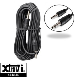 Xtenzi 3Pin Jack Flex Cable Wire Accessory for Bass Remote Knob Compatible with Kicker CX DX PX KEY500.1 Hideaway Amplifiers (15 Feet)