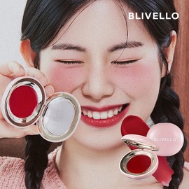 Blibello Dew Drop Lip & Cheek Balm #02 Shine Red / 블리벨로 듀 드롭 립 앤 치크 밤 #02 샤인 레드