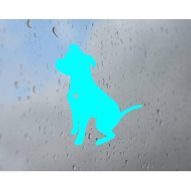 Cute Pitbull Dog, Pets Sticker Decals, Car, Truck, Motorcycle, Window, Laptop, Tumbler, Sports, Phone, Home Decoration, Funny Designs, Made in The U.S.A.