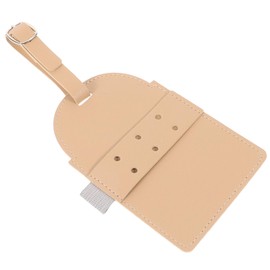 KICHOUSE Golf Bag Tag Leather Golf Tee Carrier Organizer Creative Design for Easy Storage and Carrying