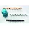 Spectrum Diversified Wood Hook Rack, 7 Peg, Black