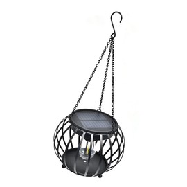Operitacx 1Pc Solar Pumpkin Light Hanging Landscape Lamp for Outdoor Garden Decoration Chic Solar Light with Unique Design for Porches Backyards and Trees