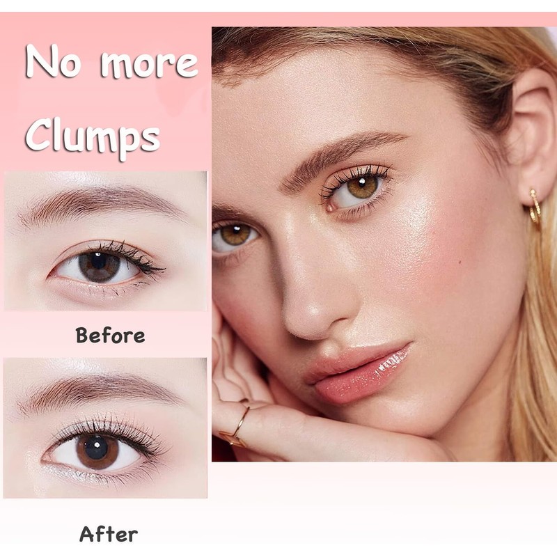2Pcs Eyelash Comb, Eyelash Separator Eyelash Brush, Eyelash Separator Teeth