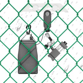 Proanko Fence Mount for Mevo Start, GoPro, Phones, Comes with Shade and Carrying Pouch Mounting Kit for Gamechanger to Recording Baseball,Softball and Tennis Games (N8 Pro)