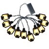 BANBERRY DESIGNS Lantern String Lights - 10 LED Lighted 3"