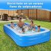 30518356cm Alberca Inflable Grandes Piscinas Rectangular Azul Ununmx