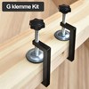 G Clamp Kit, 4 Pieces G Clamp Made of Metal,