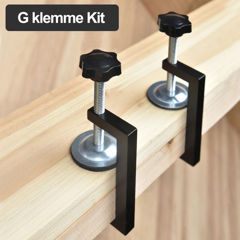 G Clamp Kit, 4 Pieces G Clamp Made of Metal,