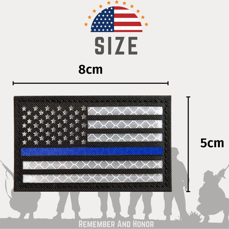 PLEAVIT IR Patch Military Patch Velcro Velcro Airsoft American Flag