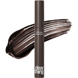 Dear Thing Ultra Long Curling Mascara #02 Mute Brown 7ml – Máscara de Pestañas de Curling y Alargamiento con Acabado Natural