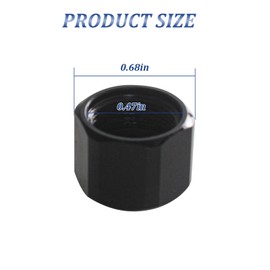 48-68-0031 1/4-Inch Collet Nut Fit for 2485-20, 2486-20, 2784-20, 5192, 5194, 5196 Die Grinders and 2723-20 Compact Router