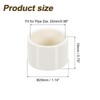 sourcing map 4Pcs PVC Pipe End Cap Fitting, 1" Furniture