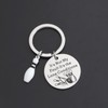 MYOSPARK Bowler Gift Funny Bowling Ball Keychain Bowling Jewelry Gift