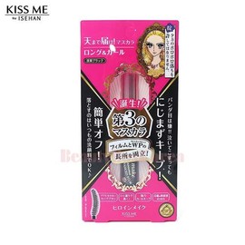KISS ME Heroin Make Mascara Advanced Film 6g, Color#$%Type:02 Brown-Long & Curl