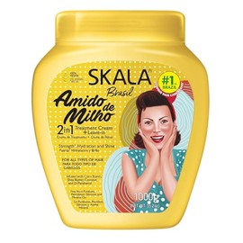 SKALA - Linha Expert - Creme de Tratamento 2 em 1 Amido de Milho 1 Kg - (Expert Collection - Corn Starch 2 in 1 Treatment Cream Net 33.81 Oz)
