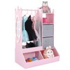 Bophy Girls' Dress up Storage with Light & Mirror, Kids