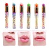 Romantic Rain Brillo Lip Gloss Doble Con Labial Mágico Cambia