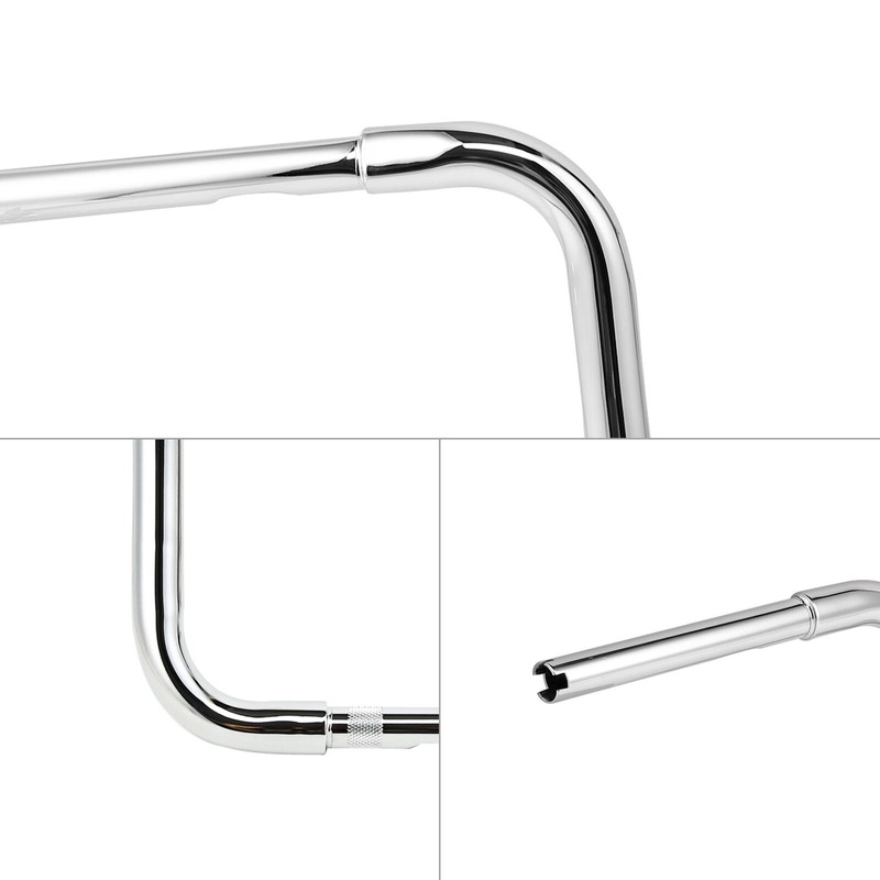 TCMT 1-1/4" Chrome 16" Ape Hangers Handlebars Fit For Harley