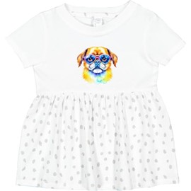 inktastic Pekingese Dog Cute Sunglasses Infant Dress 12 Months White with Speckles 42ed2
