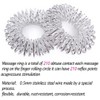 Pack of 2 Massage Rings for Fingers Made of Stainless