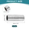 sourcing map 2Pcs 22x60mm Hose Barb Equal Pipe Fitting, 304