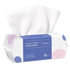PoeticEHome Facial Cleansing Cloth | Thick and Absorbent | Cotton Face Cloth Biodegradable | Disposable Dry Wipes for Cleansing Face and Removing Makeup