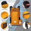 4Monster Water Resistant Foldable Backpack, Packable Hiking Daypack, Ultralight Travel