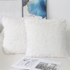 OYIMUA White Cushion Covers 40cm x 40cm Set of 2