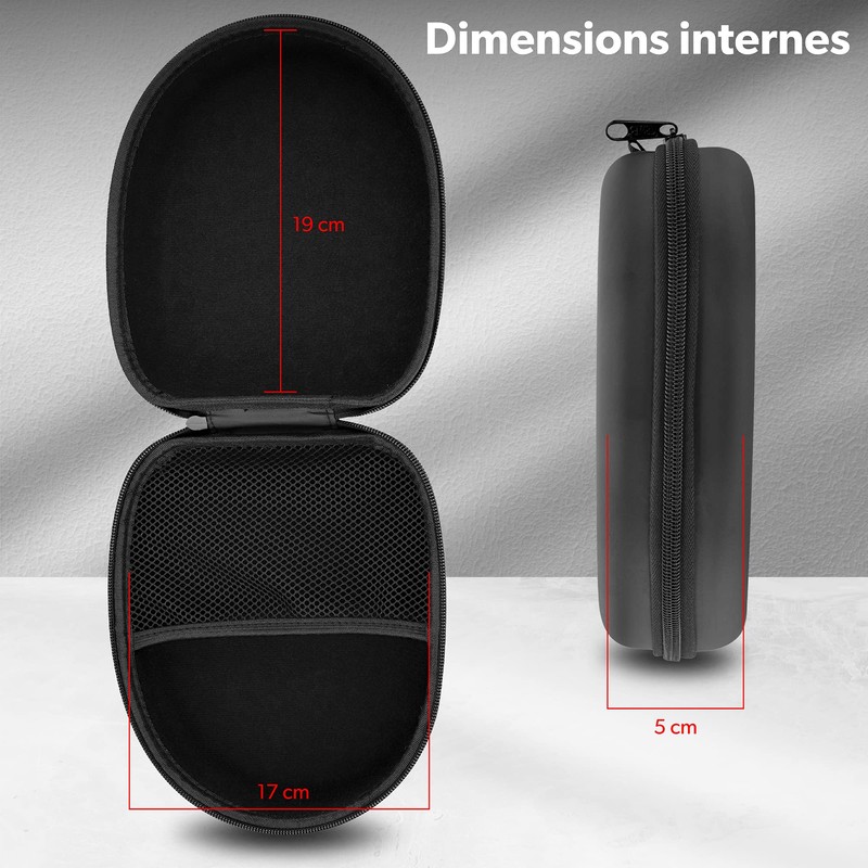 T'nB CSCASEBK Universal Headphone Storage Case